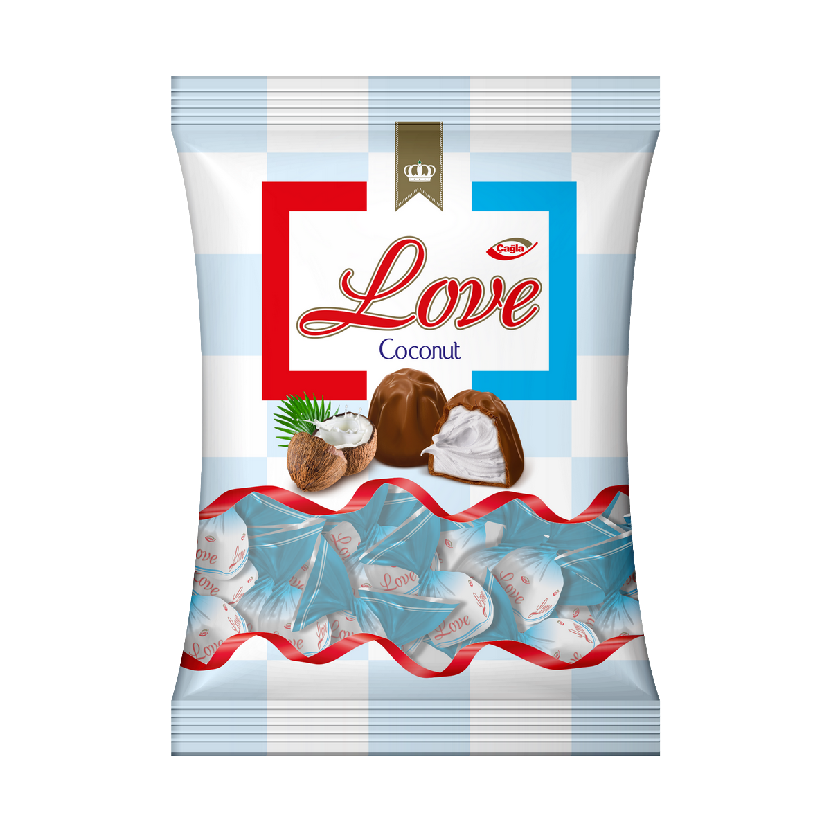 Love H.cevizi Aromalı Krema Dolgulu Sütlü Kokolin 800gr M.14880