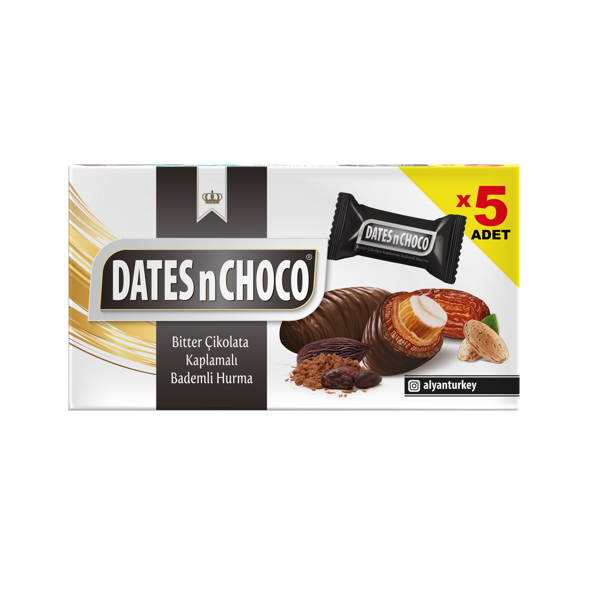 Dates N Choco Bitter Çikolata Kaplı Hurma 60GR