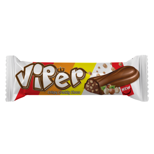 Viper Prinç Patlaklı fındık aromalı krema dolgulu sütlü kokolin 25gr*24 Adet 