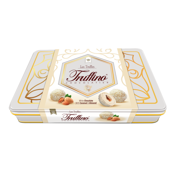 Truffino Bademli Sütlü Krema Dolgulu Hindistan Cevizli Beyaz Çikolata 312gr