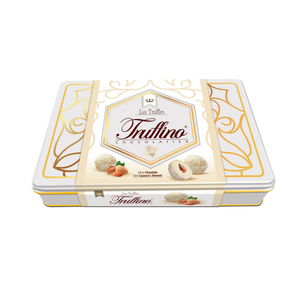 Truffino Bademli Sütlü Krema Dolgulu Hindistan Cevizli Beyaz Çikolata 365gr