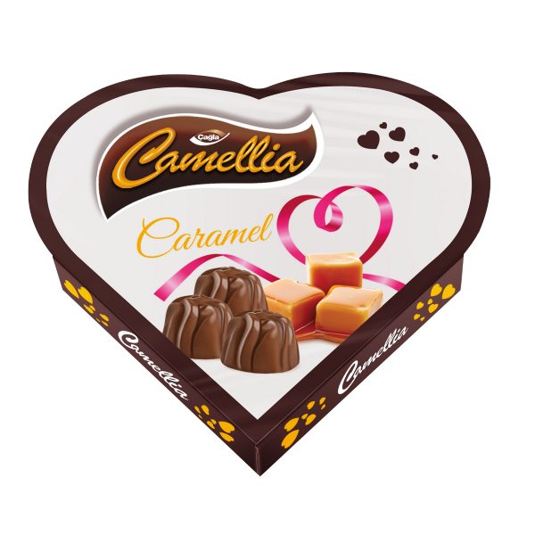 Camellia Karamel Aromalı Krema Dolgulu Sütlü Kokolin 110gr
