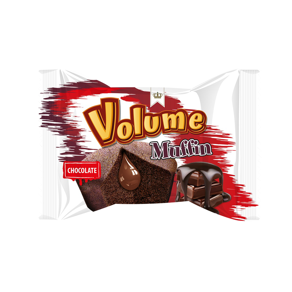 VOLUME MUFFIN Çikolata Sos Dolgulu Kakaolu Kek 45gr*24 Adet