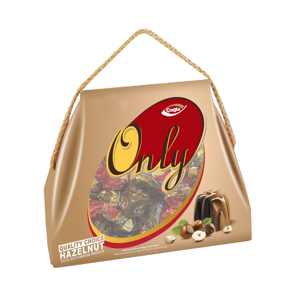 Only Fındık Aromalı Krema Dolgulu Sütlü Kokolin 250gr