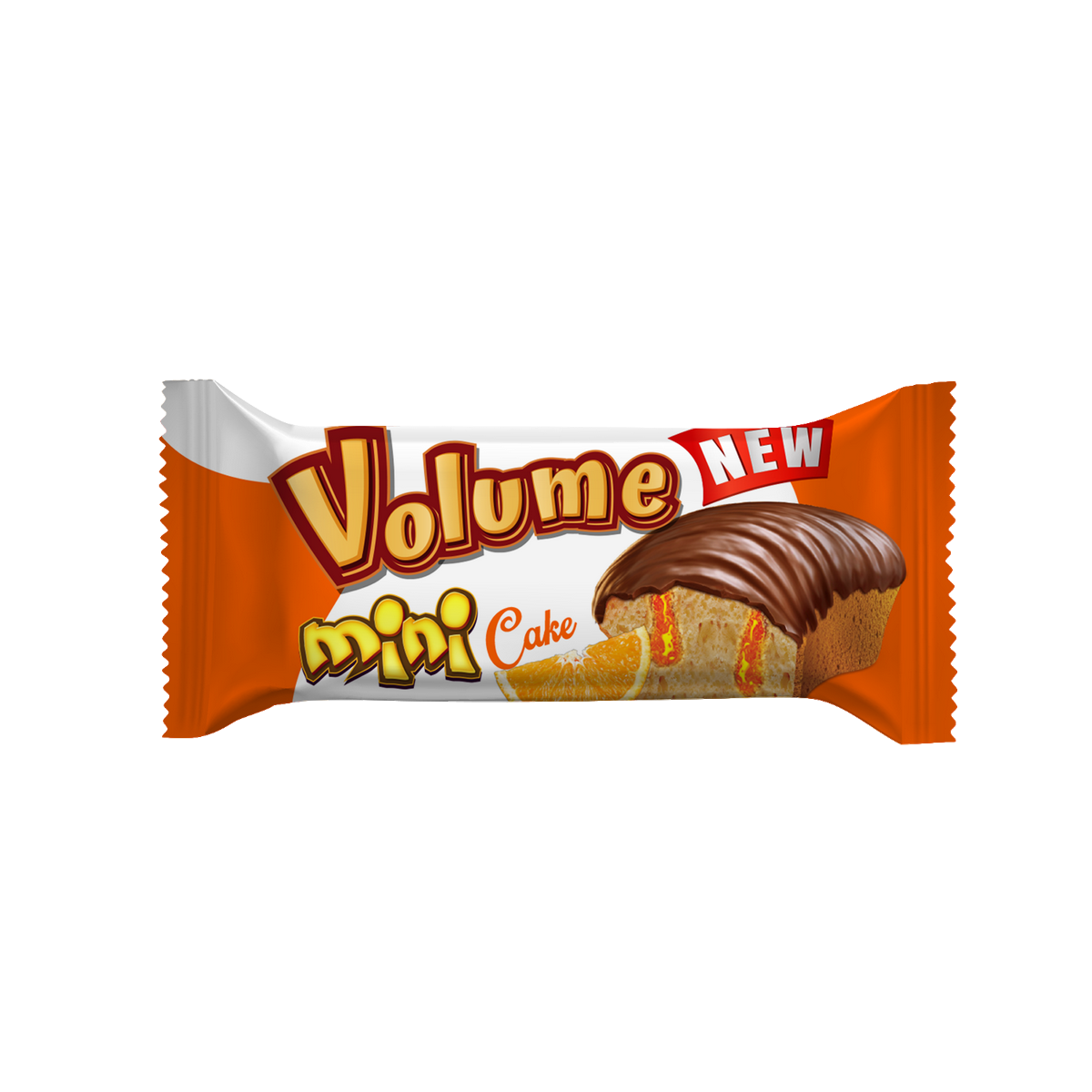 VOLUME Mini Kakao Kaplamalı Portakal Soslu Kek 25gr*24 Adet