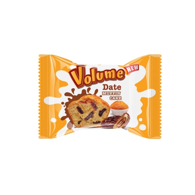 VOLUME Dates Hurma Parçacıklı Muffin Kek 45gr*24 Adet 