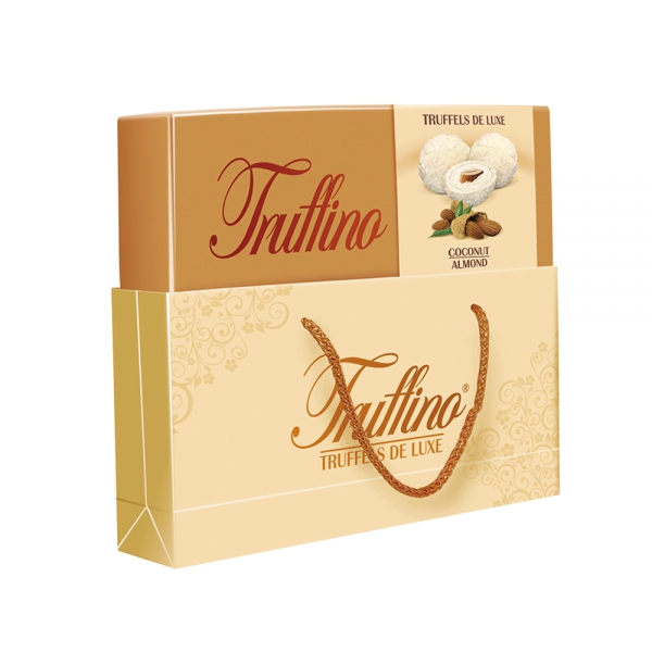 Truffino Bademli Sütlü Krema Dolgulu Hindistan Cevizli Beyaz Çikolata 325gr M.11800