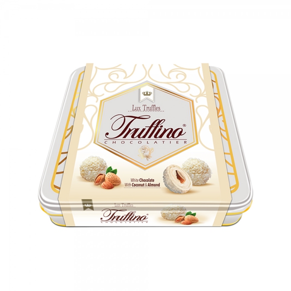 Truffino Bademli Sütlü Krema Dolgulu Hindistan Cevizli Beyaz Çikolata 155gr M.11600