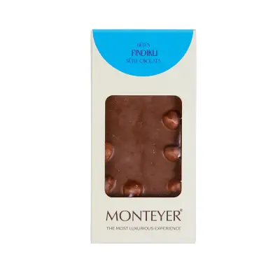 Monteyer Bütün Fındıklı Sütlü Tablet Çikolata 60gr * 1 Adet   M.06460