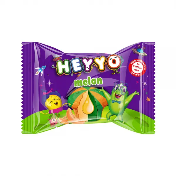 HEYYO Kavun Aromalı Kavun Soslu Kek 45gr*24 Adet