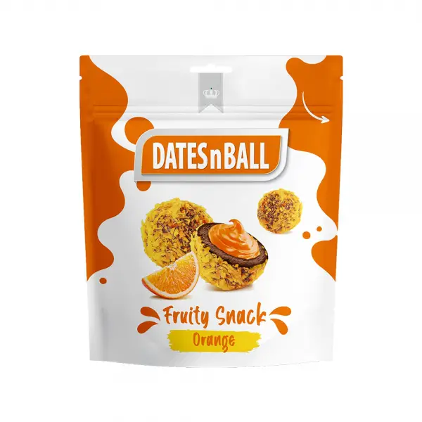 Dates N Ball Portakal Soslu portakal parçalı Hurma Ezmesi 100GR - M.50350