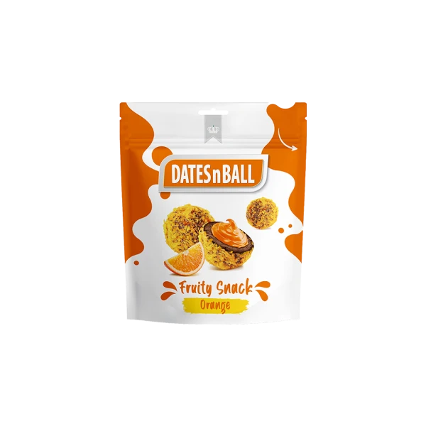 Dates N Ball Portakal Soslu portakal parçalı Hurma Ezmesi 100GR - M.50350