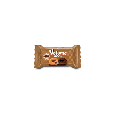 VOLUME Hoop Çikolata Soslu Duo (Sade ve Kakaolu) Kek 40gr*24 Adet 