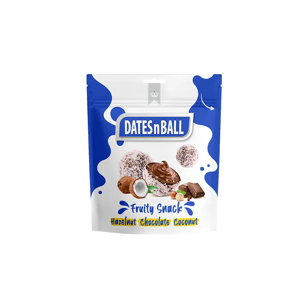 Dates N Ball Çikolata Soslu Kırık Fındıklı Hurma Ezmesi 100GR - M.50340