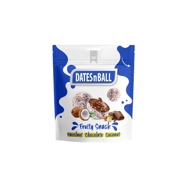 Dates N Ball Çikolata Soslu Kırık Fındıklı Hurma Ezmesi 100GR - M.50340