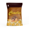 Camellia Karamel Aromalı Krema Dolgulu Pirinç Patlaklı Sütlü Kokolin 500gr*8(YASTIK POŞET)